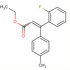 170789-52-3  2-Propenoic acid, 3-(2-fluorophenyl)-3-(4-methylphenyl)-, ethyl ester