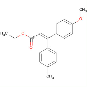 170789-54-5  2-Propenoic acid, 3-(4-methoxyphenyl)-3-(4-methylphenyl)-, ethyl ester