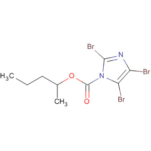 17091-25-7  1H-Imidazole-1-carboxylic acid, 2,4,5-tribromo-, 1-methylbutyl ester