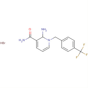 170950-41-1  3-Pyridinecarboxamide,2-amino-1,2-dihydro-1-[[4-(trifluoromethyl)phenyl]methyl]-,monohydrobromide