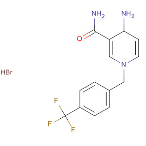 170950-48-8  3-Pyridinecarboxamide,4-amino-1,4-dihydro-1-[[4-(trifluoromethyl)phenyl]methyl]-,monohydrobromide