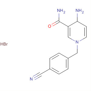 170950-50-2  3-Pyridinecarboxamide,4-amino-1-[(4-cyanophenyl)methyl]-1,4-dihydro-, monohydrobromide