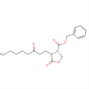 171513-83-0  3-Oxazolidinecarboxylic acid, 5-oxo-4-(3-oxooctyl)-, phenylmethyl ester,(4S)- 171513-83-0  3-Oxazolidinecarboxylic acid, 5-oxo-4-(3-oxooctyl)-, phenylmethyl ester,(4S)-