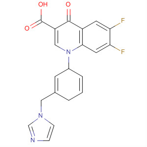 157846-29-2  3-Quinolinecarboxylic acid,6,7-difluoro-1,4-dihydro-1-[3-(1H-imidazol-1-ylmethyl)phenyl]-4-oxo-