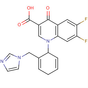 157846-39-4  3-Quinolinecarboxylic acid,6,7-difluoro-1,4-dihydro-1-[2-(1H-imidazol-1-ylmethyl)phenyl]-4-oxo-