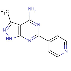 158001-32-2  1H-Pyrazolo[3,4-d]pyrimidin-4-amine, 3-methyl-6-(4-pyridinyl)-
