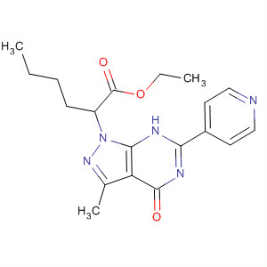 158001-73-1  1H-Pyrazolo[3,4-d]pyrimidine-1-hexanoic acid,4,7-dihydro-3-methyl-4-oxo-6-(4-pyridinyl)-, ethyl ester