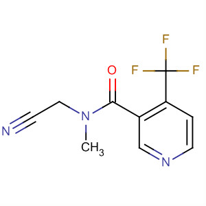 158062-74-9  3-Pyridinecarboxamide, N-(cyanomethyl)-N-methyl-4-(trifluoromethyl)- 158062-74-9  3-Pyridinecarboxamide, N-(cyanomethyl)-N-methyl-4-(trifluoromethyl)-