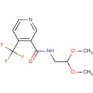 158063-41-3  3-Pyridinecarboxamide, N-(2,2-dimethoxyethyl)-4-(trifluoromethyl)- 158063-41-3  3-Pyridinecarboxamide, N-(2,2-dimethoxyethyl)-4-(trifluoromethyl)-