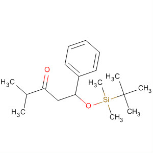 158261-81-5  3-Pentanone, 1-[[(1,1-dimethylethyl)dimethylsilyl]oxy]-4-methyl-1-phenyl-