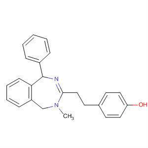 158424-68-1  Phenol,4-[2-(4,5-dihydro-4-methyl-1-phenyl-1H-2,4-benzodiazepin-3-yl)ethyl]-