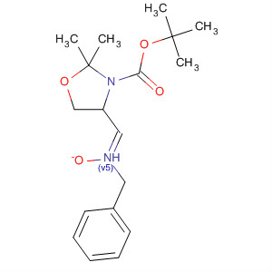 158723-45-6  3-Oxazolidinecarboxylic acid,2,2-dimethyl-4-[(Z)-[oxido(phenylmethyl)imino]methyl]-, 1,1-dimethylethylester, (4R)-
