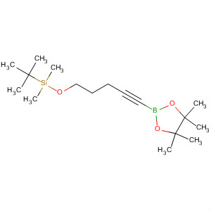 159087-49-7  1,3,2-Dioxaborolane,2-[5-[[(1,1-dimethylethyl)dimethylsilyl]oxy]-1-pentynyl]-4,4,5,5-tetramethyl-
