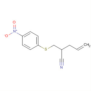 159106-65-7  4-Pentenenitrile, 2-[[(4-nitrophenyl)thio]methyl]-