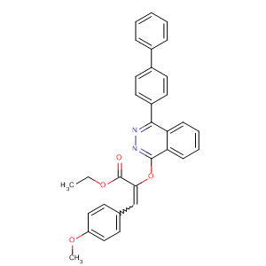 159451-95-3  2-Propenoic acid,2-[(4-[1,1'-biphenyl]-4-yl-1-phthalazinyl)oxy]-3-(4-methoxyphenyl)-, ethylester