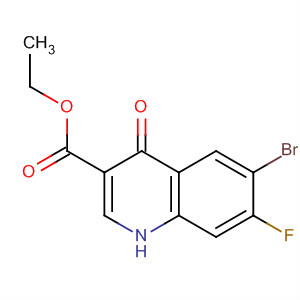 159727-93-2  3-Quinolinecarboxylic acid, 6-bromo-7-fluoro-1,4-dihydro-4-oxo-, ethylester