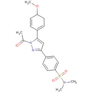 160091-65-6  1H-Pyrazole,1-acetyl-3-[4-[(dimethylamino)sulfonyl]phenyl]-4,5-dihydro-5-(4-methoxyphenyl)-