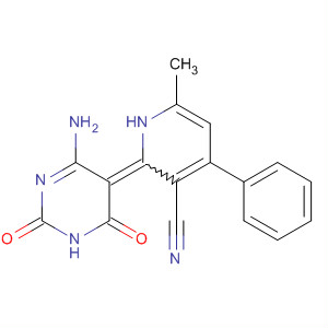 160513-20-2  3-Pyridinecarbonitrile,2-(4-amino-1,6-dihydro-2,6-dioxo-5(2H)-pyrimidinylidene)-1,2-dihydro-6-methyl-4-phenyl- 160513-20-2  3-Pyridinecarbonitrile,2-(4-amino-1,6-dihydro-2,6-dioxo-5(2H)-pyrimidinylidene)-1,2-dihydro-6-methyl-4-phenyl-