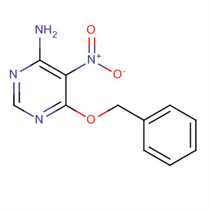 160948-24-3  4-Pyrimidinamine, 5-nitro-6-(phenylmethoxy)-