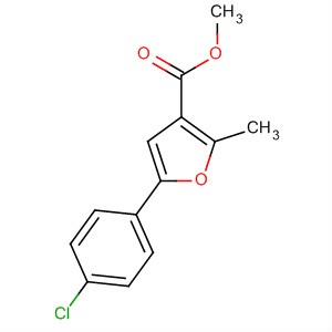161115-09-9  3-Furancarboxylic acid, 5-(4-chlorophenyl)-2-methyl-, methyl ester