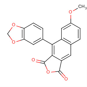 161359-51-9  Naphtho[2,3-c]furan-1,3-dione, 4-(1,3-benzodioxol-5-yl)-6-methoxy-