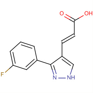 161398-24-9  2-Propenoic acid, 3-[3-(3-fluorophenyl)-1H-pyrazol-4-yl]-, (E)-