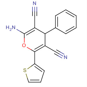 161952-28-9  4H-Pyran-3,5-dicarbonitrile, 2-amino-4-phenyl-6-(2-thienyl)-
