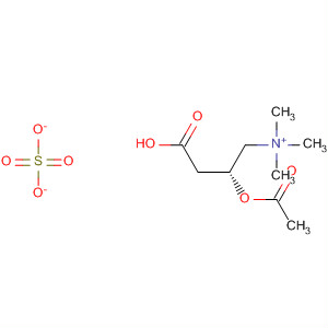 162040-33-7  1-Propanaminium, 2-(acetyloxy)-3-carboxy-N,N,N-trimethyl-, (2R)-,sulfate (1:1)