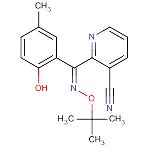 162268-58-8  3-Pyridinecarbonitrile,2-[[(1,1-dimethylethoxy)imino](2-hydroxy-5-methylphenyl)methyl]-, (Z)-