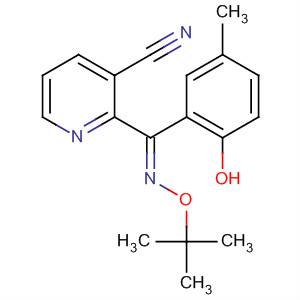 162268-59-9  3-Pyridinecarbonitrile,2-[[(1,1-dimethylethoxy)imino](2-hydroxy-5-methylphenyl)methyl]-, (E)-
