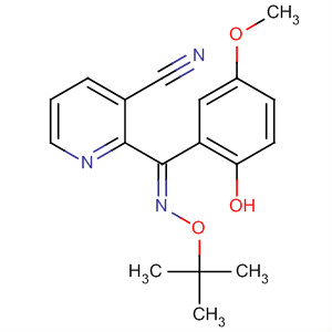162268-91-9  3-Pyridinecarbonitrile,2-[[(1,1-dimethylethoxy)imino](2-hydroxy-5-methoxyphenyl)methyl]-, (E)-