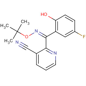 162269-01-4  3-Pyridinecarbonitrile,2-[[(1,1-dimethylethoxy)imino](5-fluoro-2-hydroxyphenyl)methyl]-, (Z)-