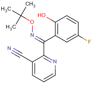 162269-02-5  3-Pyridinecarbonitrile,2-[[(1,1-dimethylethoxy)imino](5-fluoro-2-hydroxyphenyl)methyl]-, (E)-