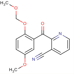 162270-77-1  3-Pyridinecarbonitrile, 2-[5-methoxy-2-(methoxymethoxy)benzoyl]-