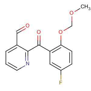 162270-84-0  3-Pyridinecarboxaldehyde, 2-[5-fluoro-2-(methoxymethoxy)benzoyl]-