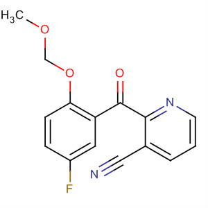 162270-85-1  3-Pyridinecarbonitrile, 2-[5-fluoro-2-(methoxymethoxy)benzoyl]-