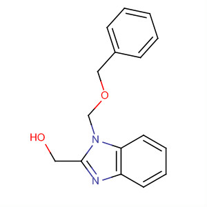 162536-55-2  1H-Benzimidazole-2-methanol, 1-[(phenylmethoxy)methyl]-