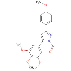 163074-70-2  1H-Pyrazole-1-carboxaldehyde,4,5-dihydro-3-(4-methoxyphenyl)-5-(3,4,5-trimethoxyphenyl)-