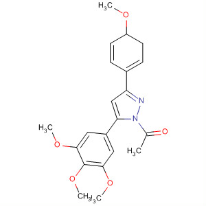 163074-71-3  1H-Pyrazole,1-acetyl-4,5-dihydro-3-(4-methoxyphenyl)-5-(3,4,5-trimethoxyphenyl)-