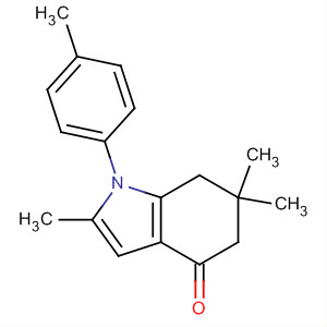 163083-04-3  4H-Indol-4-one, 1,5,6,7-tetrahydro-2,6,6-trimethyl-1-(4-methylphenyl)-