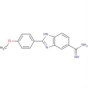 163228-24-8  1H-Benzimidazole-5-carboximidamide, 2-(4-methoxyphenyl)-
