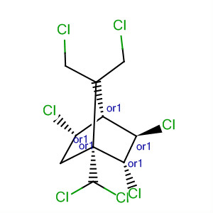 163390-24-7  Bicyclo[2.2.1]heptane,2,3,5-trichloro-7,7-bis(chloromethyl)-1-(dichloromethyl)-,(1R,2R,3R,4S,5S)-rel-