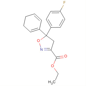 163520-46-5  3-Isoxazolecarboxylic acid, 5-(4-fluorophenyl)-4,5-dihydro-5-phenyl-,ethyl ester 163520-46-5  3-Isoxazolecarboxylic acid, 5-(4-fluorophenyl)-4,5-dihydro-5-phenyl-,ethyl ester