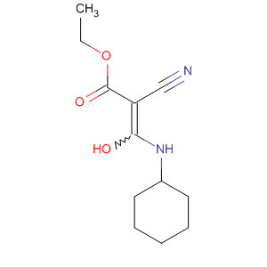 163684-21-7  2-Propenoic acid, 2-cyano-3-(cyclohexylamino)-3-hydroxy-, ethyl ester