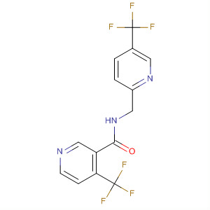 164341-40-6  3-Pyridinecarboxamide,4-(trifluoromethyl)-N-[[5-(trifluoromethyl)-2-pyridinyl]methyl]-