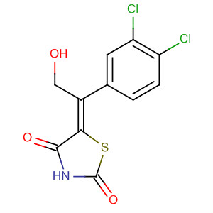 151450-82-7  2,4-Thiazolidinedione, 5-[1-(3,4-dichlorophenyl)-2-hydroxyethylidene]-,(E)-