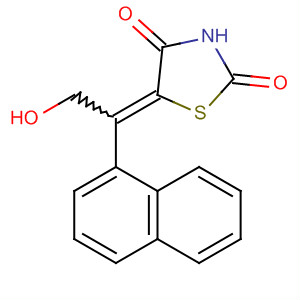 151450-88-3  2,4-Thiazolidinedione, 5-[2-hydroxy-1-(1-naphthalenyl)ethylidene]-