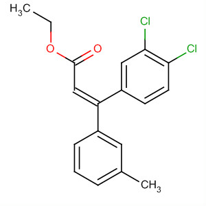 151664-95-8  2-Propenoic acid, 3-(3,4-dichlorophenyl)-3-(3-methylphenyl)-, ethylester, (Z)-