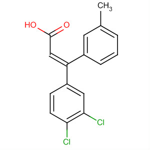 151664-96-9  2-Propenoic acid, 3-(3,4-dichlorophenyl)-3-(3-methylphenyl)-, (E)-