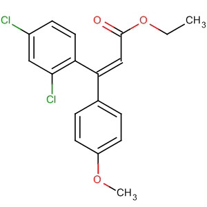 151665-27-9  2-Propenoic acid, 3-(2,4-dichlorophenyl)-3-(4-methoxyphenyl)-, ethylester, (Z)-